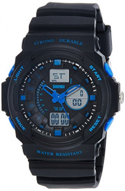 SKMEI Analog-Digital Multi-Colour Dial Men’s Watch – AD0955 (BK Blue)