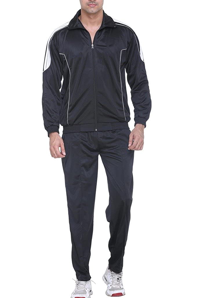 Amazon | Warm Up – Men’s Polyester Track Suit (Black – M Size)