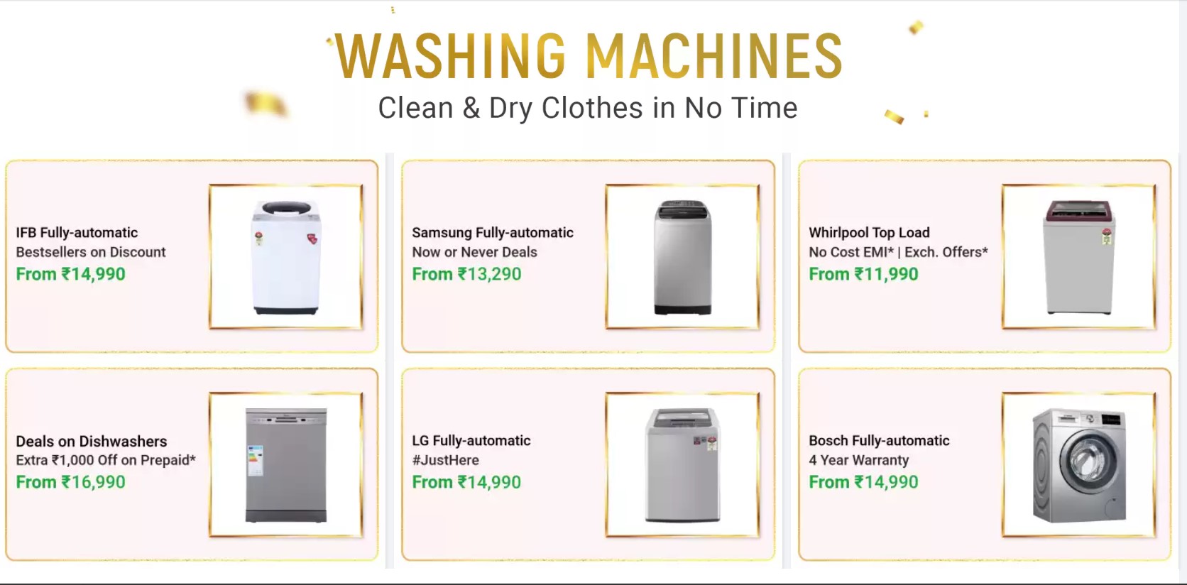 Best Deals on washing machine