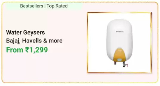 Best deals on Geysers