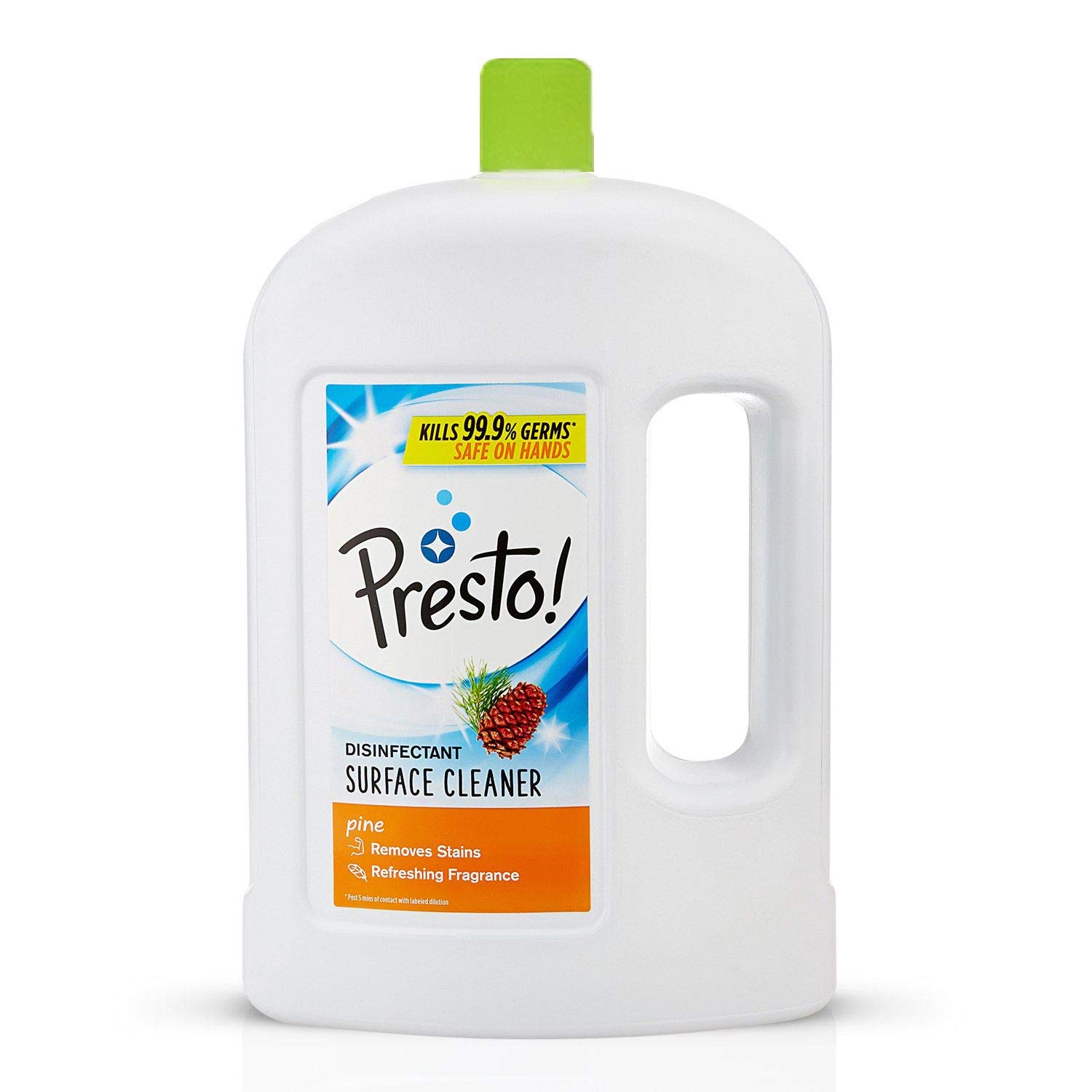 Amazon Brand – Presto! Disinfectant Surface/Floor Cleaner – 2 L (Pine)
